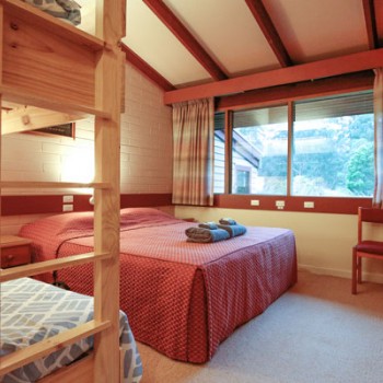 Lodge King and bunks